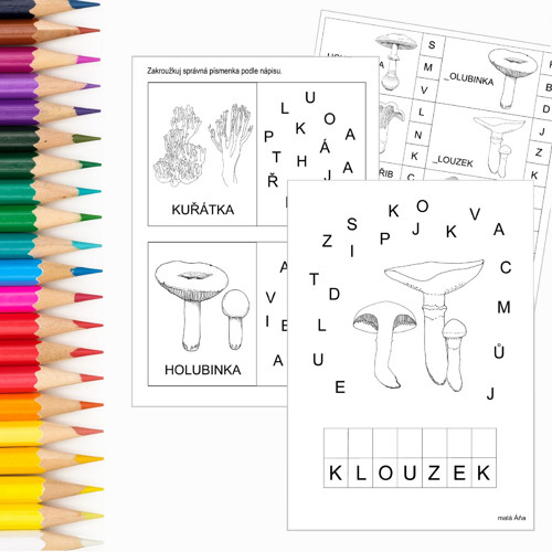 Učíme Se Písmenka - Houby Pdf — foto 2