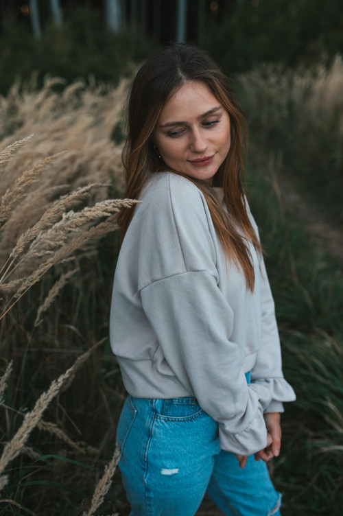 Mikina FLOR latte — foto 5