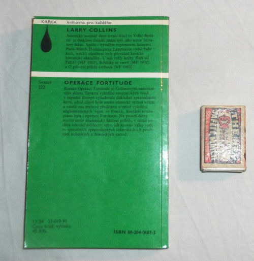 Larry Collins: Operace FORTITUDE, 1991 — foto 4