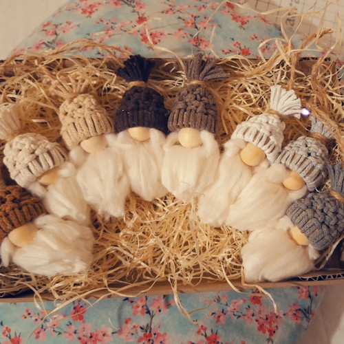 Macrame vánoční skřítek — foto 3