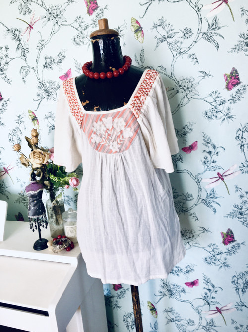 Jupénka boho vyšívaná — foto 2