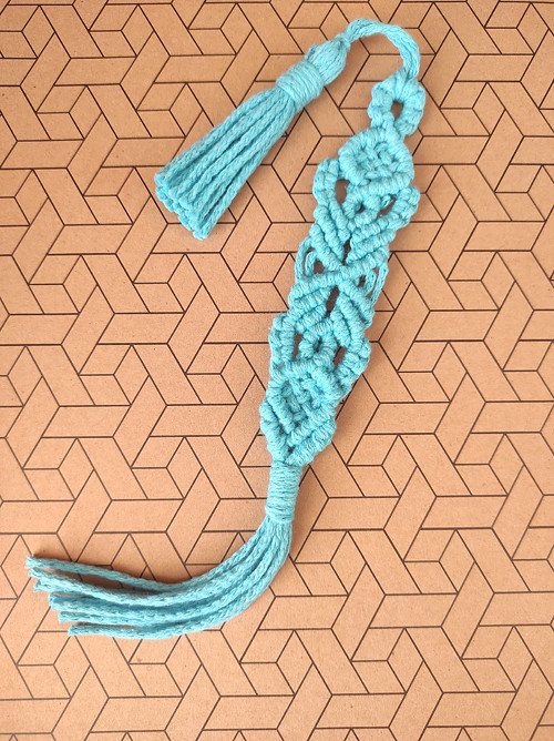 Macramé záložka do knihy - typ 1 — foto 3