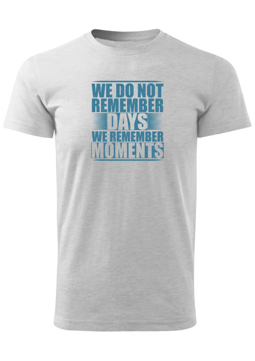 Pánské tričko "We remember moments" — foto 4