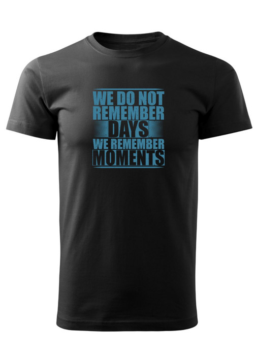 Pánské tričko "We remember moments" — foto 2