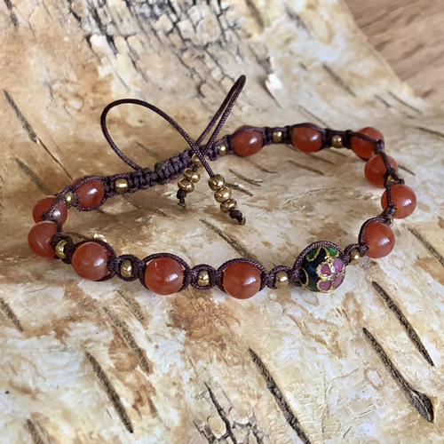 Shamballa náramek s kvítkem — foto 2