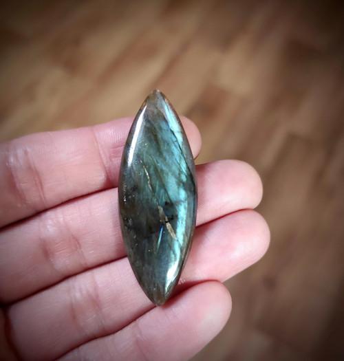 Labradorit, ID 3194, 47x17 mm — foto 2