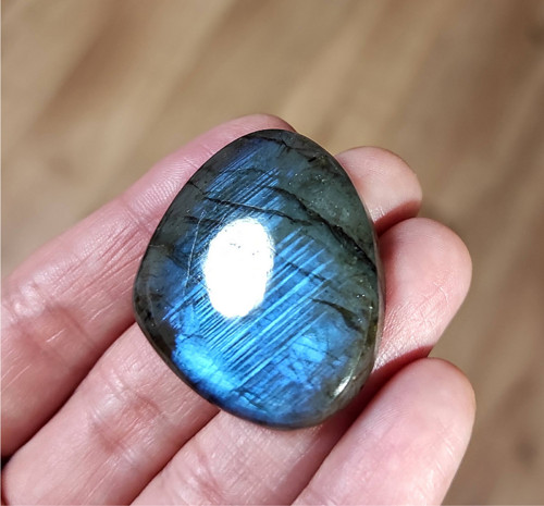 Labradorit, ID 3207, 32x37 mm — foto 4
