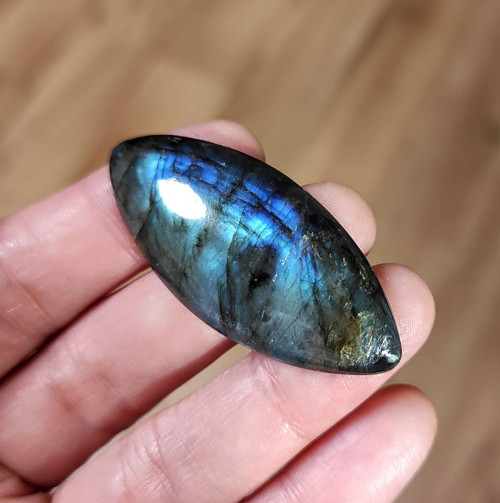 Labradorit, ID 3201, 49x22 mm — foto 5