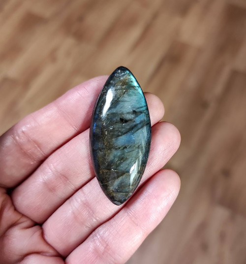 Labradorit, ID 3201, 49x22 mm — foto 2