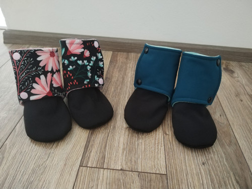Capáčky ze softshellu do kočárku — foto 2