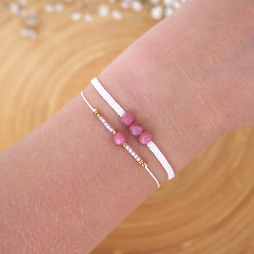 Shamballa náramek Lovely // rodonit — foto 4