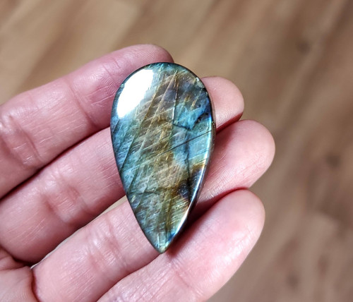 Labradorit, ID 3205, 40x22 mm — foto 4