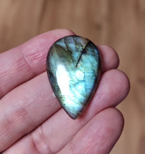 Labradorit, ID 3234, 23x22 mm — foto 3