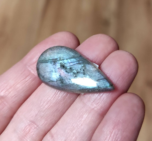 Labradorit, ID 3215, 38x16 mm — foto 3