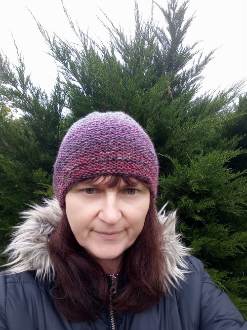 Čepice pletená, užasná hra barev ... — foto 2