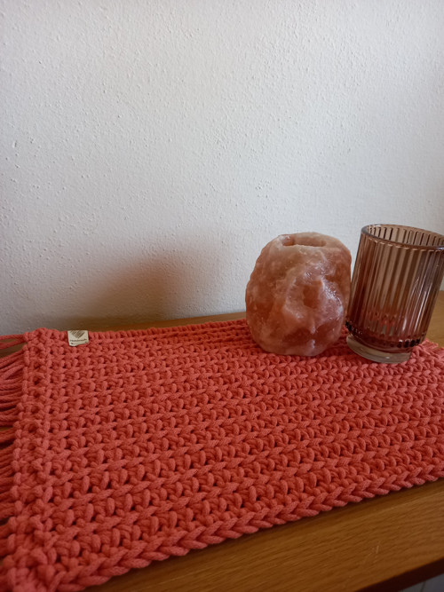 Háčkované prostírání dýňova — foto 2
