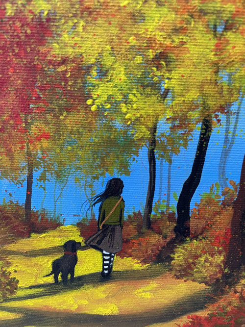 Podzimní procházka - 20x20cm — foto 2