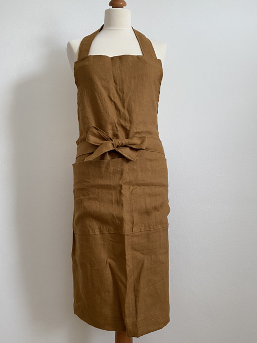 Lněná zástěra Cinnamon — foto 4