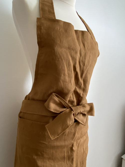 Lněná zástěra Cinnamon — foto 2
