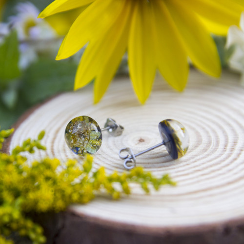 Náušnice mochna 10 mm — foto 5