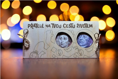 Dřevěná obálka na peníze ASTRONAUTI — foto 4