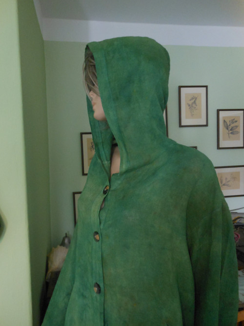 Lněný batikovaný kabátek, vel.Uni — foto 6