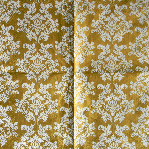 Bílé ornamenty na zlaté — foto 2
