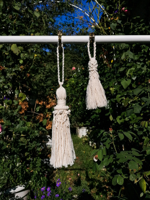 Ozdobný macramé střapec — foto 3
