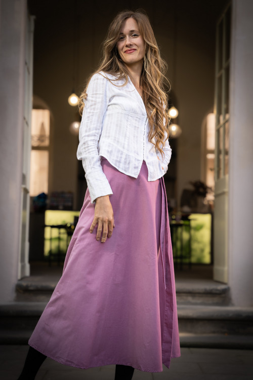 Půlkolová Manšestrová - Starorůžová — foto 4