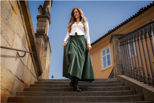 Půlkolová Manšestrová Smaragd — foto 4