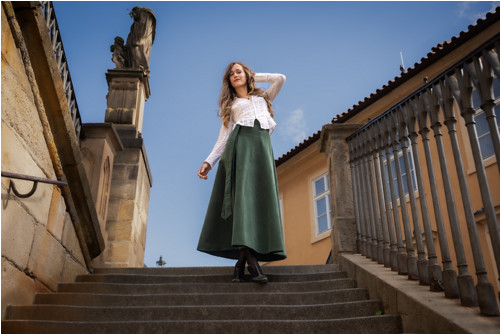 Půlkolová Manšestrová Smaragd — foto 5