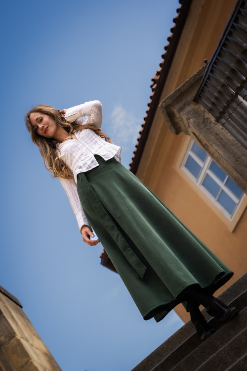 Půlkolová Manšestrová Smaragd — foto 6