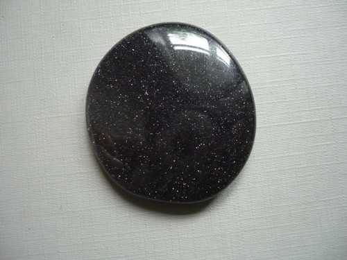 Placka - avanturín modrý 41 mm, č.503f — foto 3