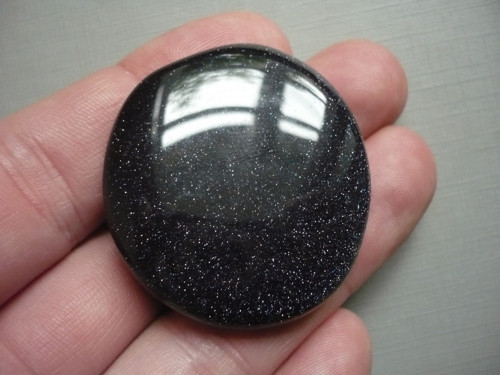 Placka - avanturín modrý 41 mm, č.503f — foto 2
