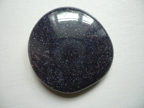 Placka - avanturín modrý 44 mm, č.522f — foto 3