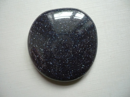Placka - avanturín modrý 44 mm, č.522f — foto 2