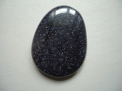 Placka - avanturín modrý 44 mm, č.525f — foto 3