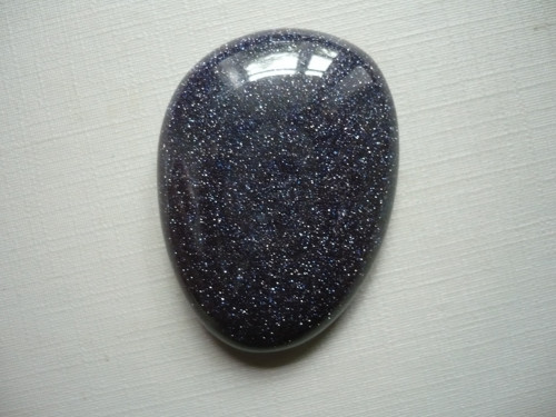 Placka - avanturín modrý 42 mm, č.534f — foto 2
