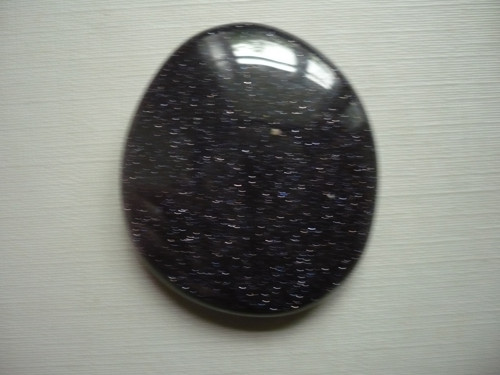 Placka - avanturín modrý 42 mm, č.863f — foto 3