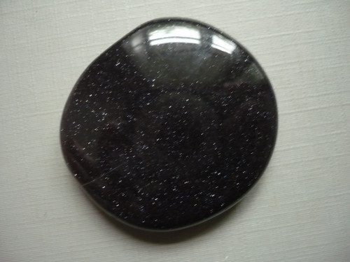 Placka - avanturín modrý 42 mm, č.870f — foto 2
