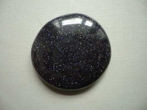 Placka - avanturín modrý 42 mm, č.902f — foto 2