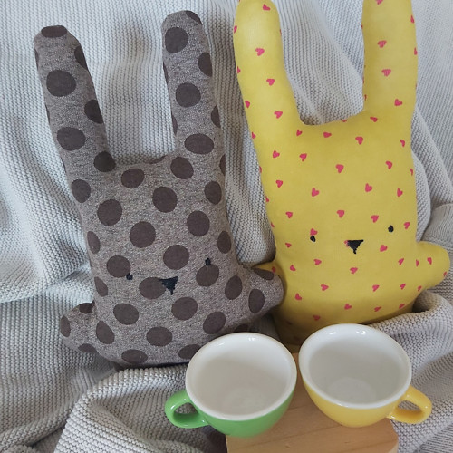 Mini Bubu Rabbit Soft - Brown dots — foto 3