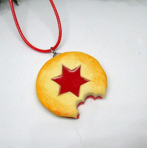 Náhrdelník linecké cukroví — foto 2