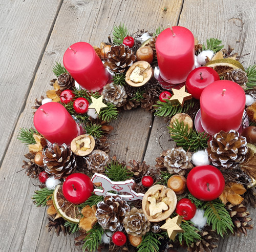 Adventní věneček na stůl — foto 3