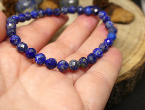 Lapis Lazuli - broušený náramek — foto 4