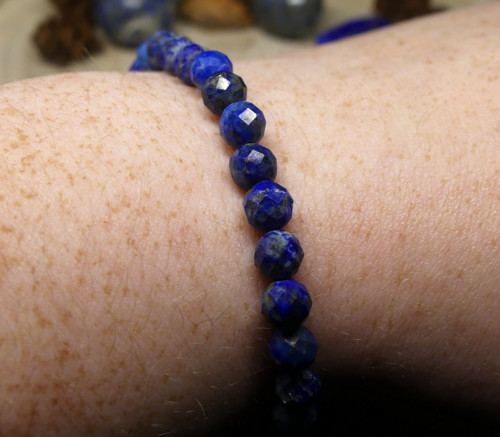 Lapis Lazuli - broušený náramek — foto 5