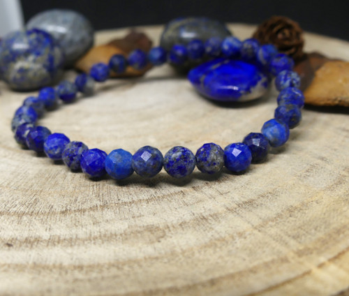 Lapis Lazuli - broušený náramek — foto 3