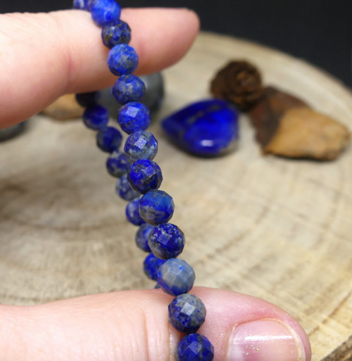 Lapis Lazuli - broušený náramek — foto 2