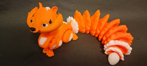Flexi Veverka - 23,5 cm - 3D tisk — foto 5