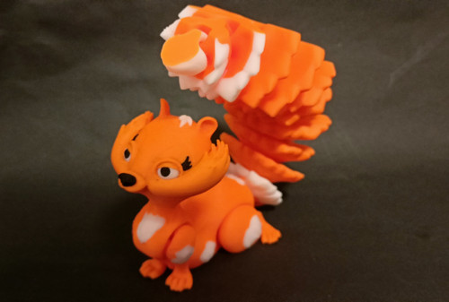 Flexi Veverka - 23,5 cm - 3D tisk — foto 6